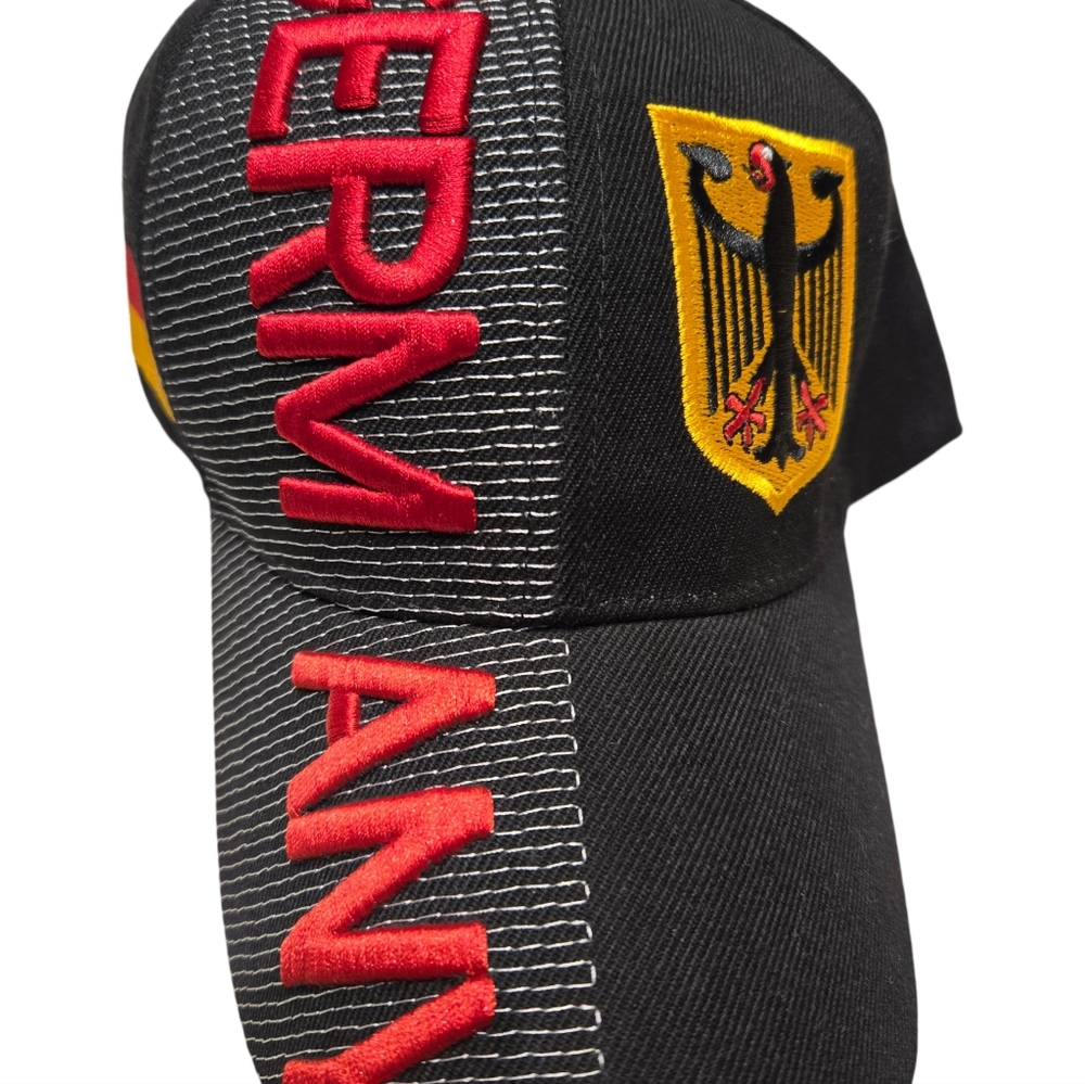 Germany Baseball Caps Hat with 3D Embroidery - Picture 2 of 6